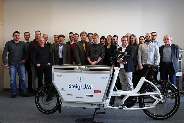 Das Team des Projekts "SteigtUM". Foto: TU Bergakademie Freiberg