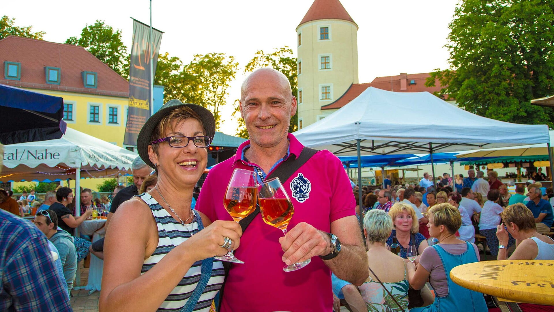 Weindorf auf dem Bergstadfest